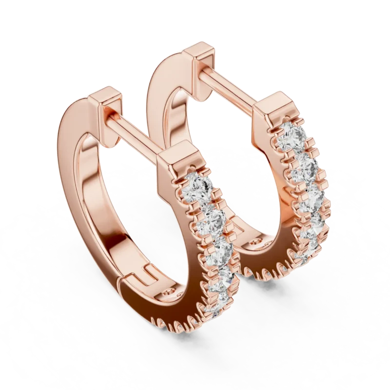 novafacet-aurel-round-diamond-hoop-earrings-rose-gold-side-look