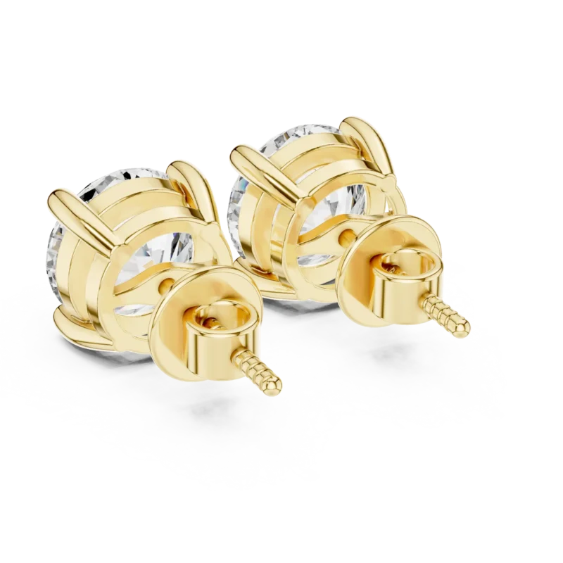 novafacet-classic-round-solitaire-diamond-stud-earrings-yellow-gold-back