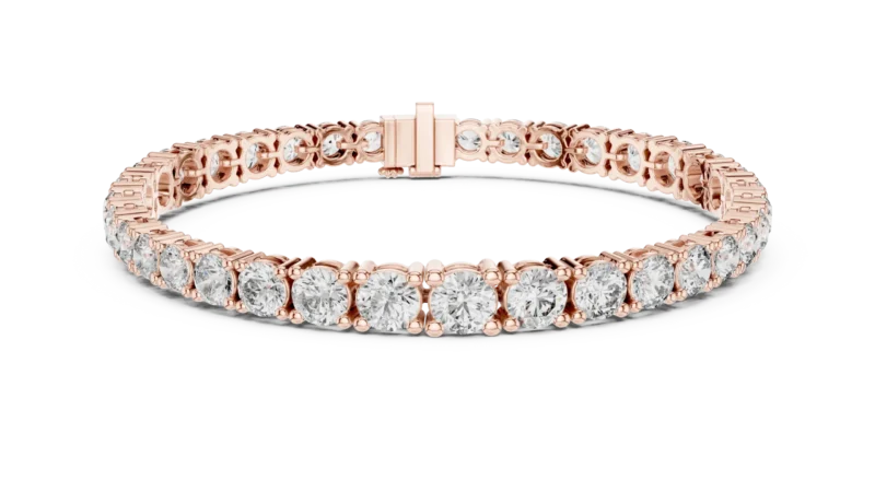 novafacet-graduated-brilliance-round-diamond-tennis-bracelet-rose-gold-front