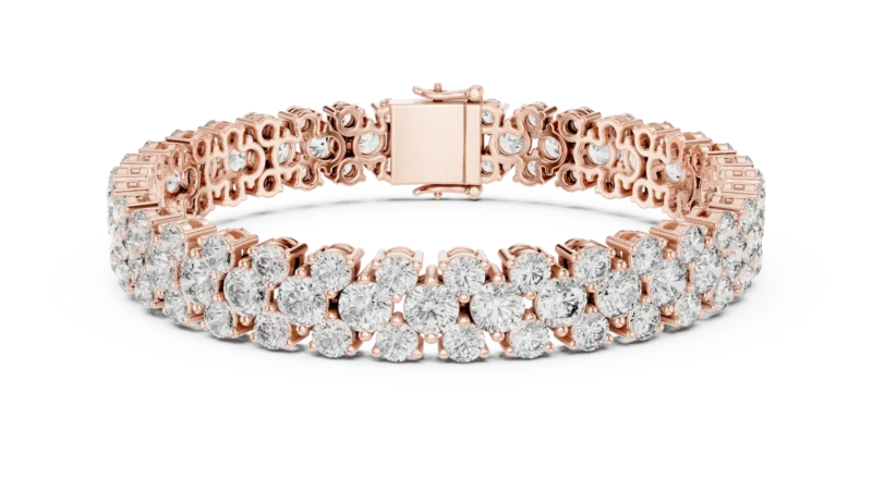 novafacet-luxe-duo-row-round-diamond-tennis-bracelet-rose-gold-front