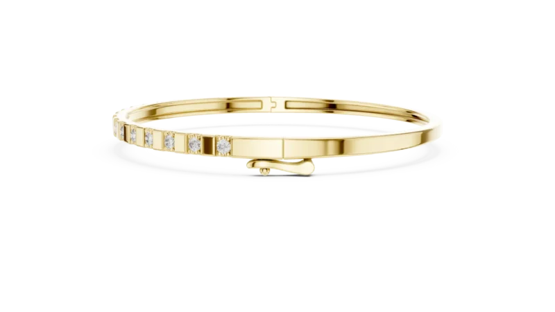 novafacet-round-diamond-slim-bangle-bracelet-yellow-gold-angle-2